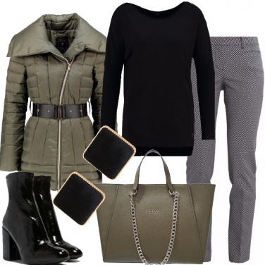 Outfit Pantaloni a scacchi