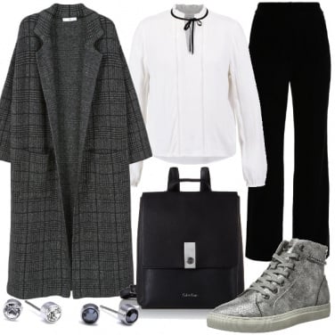 Outfit Toni di grigio