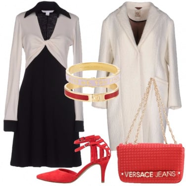Outfit Rosso gennaio