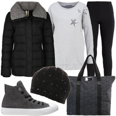 Outfit La felpa lunga