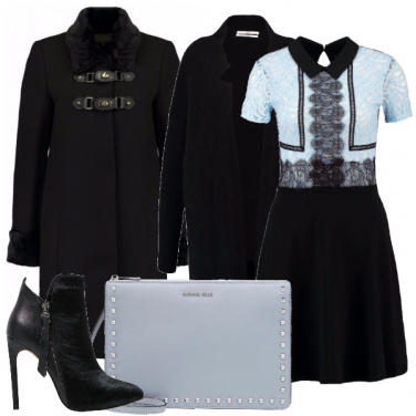 Outfit Pizzo e tacchi alti