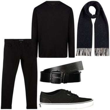 Outfits with black vans polyvore best sale