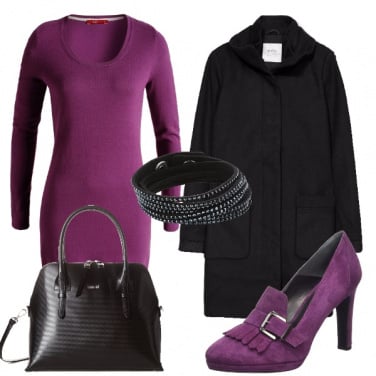 Outfit Protagonista il viola