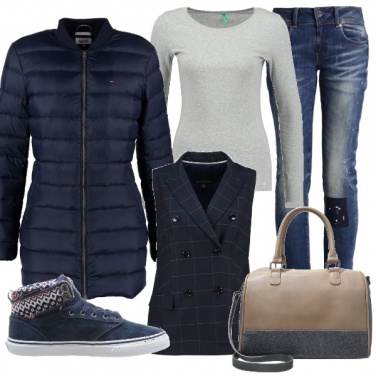 Outfit Con lana e cotone