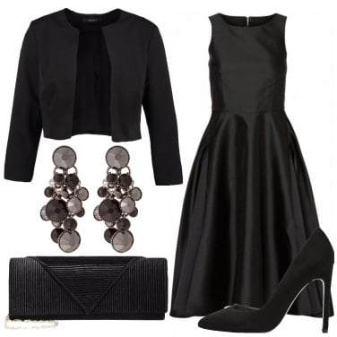 Outfit La classe dell\'abito nero