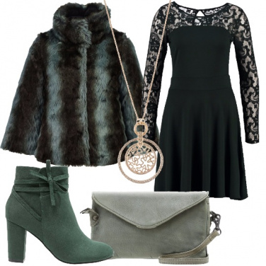 Outfit Una bellissima ecopelliccia double face