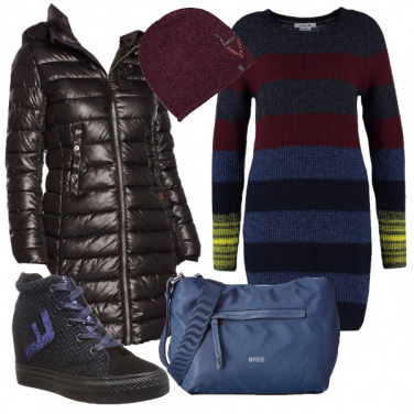 Outfit Il vestito in pura lana