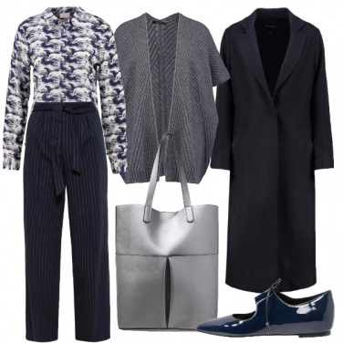 Outfit Gessato e fantasia