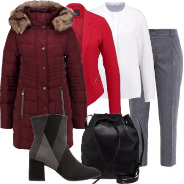 Outfit Quel tocco di rosso