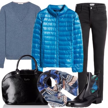 Outfit Esco con la pioggia