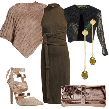 Outfit Verde da sera