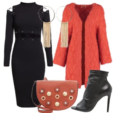 Outfit Arancio in disco