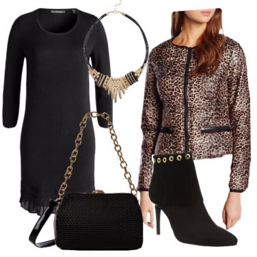 Outfit Animalier da sera