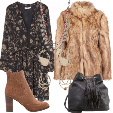 Outfit Inverno boho
