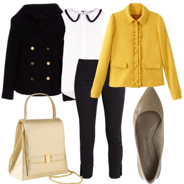 Outfit Bon ton in pantaloni