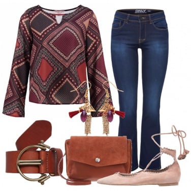 Outfit Etnico chic
