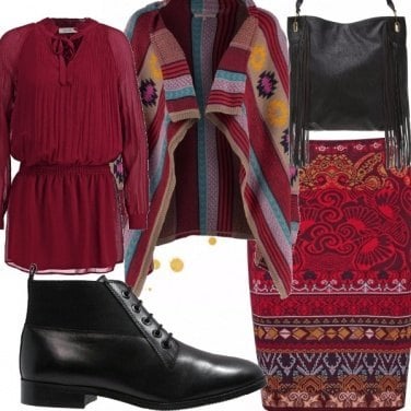 Outfit Red passion