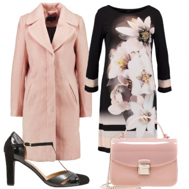 Outfit Fiori rosa