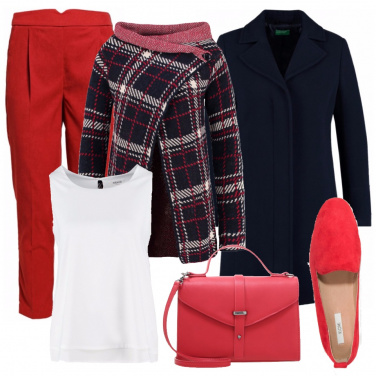 Outfit Di moda col tartan