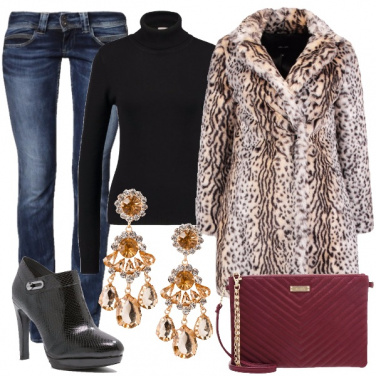 Outfit Trendy animalier