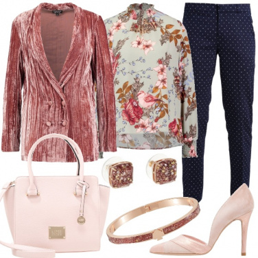 Outfit Fiori e pois