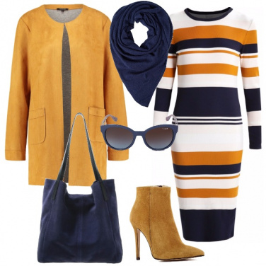 Outfit L\'abito a righe