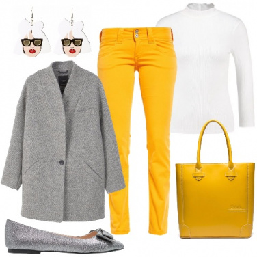 Outfit Giallo bon ton