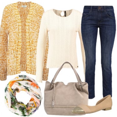 Outfit Jeans e ballerine