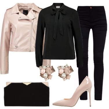 Outfit Eleganza bicolor