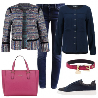 Outfit Tocchi di colore in ufficio