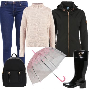 Outfit La pioggia non ci ferma