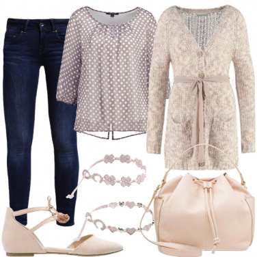 Outfit Pois e jeans