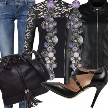 Outfit Rock and lace