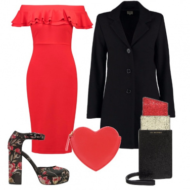 Outfit Rosso San Valentino