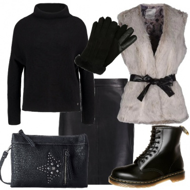 Outfit Dettagli in pelle