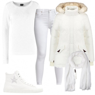 Outfit Bianco neve
