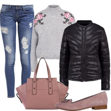 Outfit Dettagli in rosa
