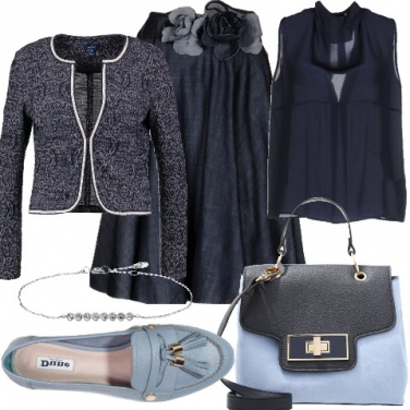 Outfit Una donna di classe in denim