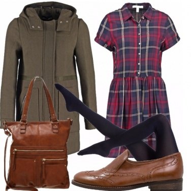 Outfit Tartan college