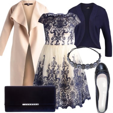 Outfit Eleganza in blu