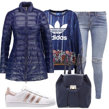 Outfit Glamour e sportivo