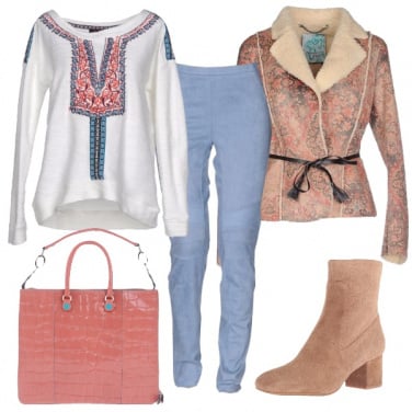 Outfit Effetto scamosciato