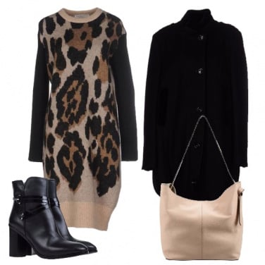 Outfit Animalier in lana