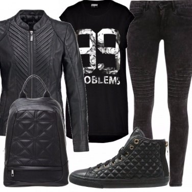 Outfit Dark biker