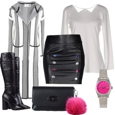 Outfit Nero e bianco