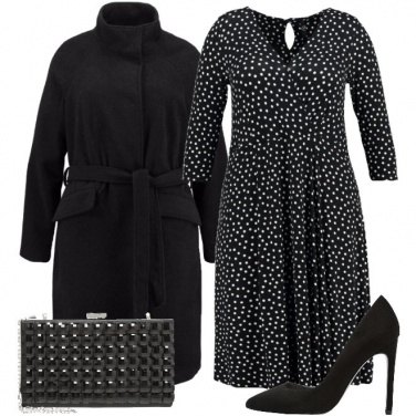 Outfit Serata a pois