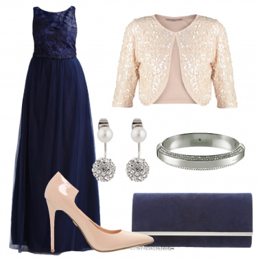 Outfit Chic in blu