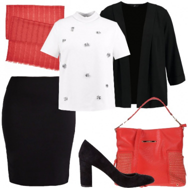 Outfit Rosso ciliegia