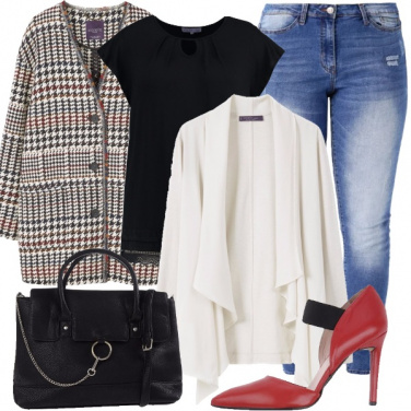 Outfit Oggi tacchi rossi