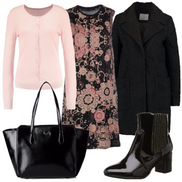 Outfit Vestitino e cardigan